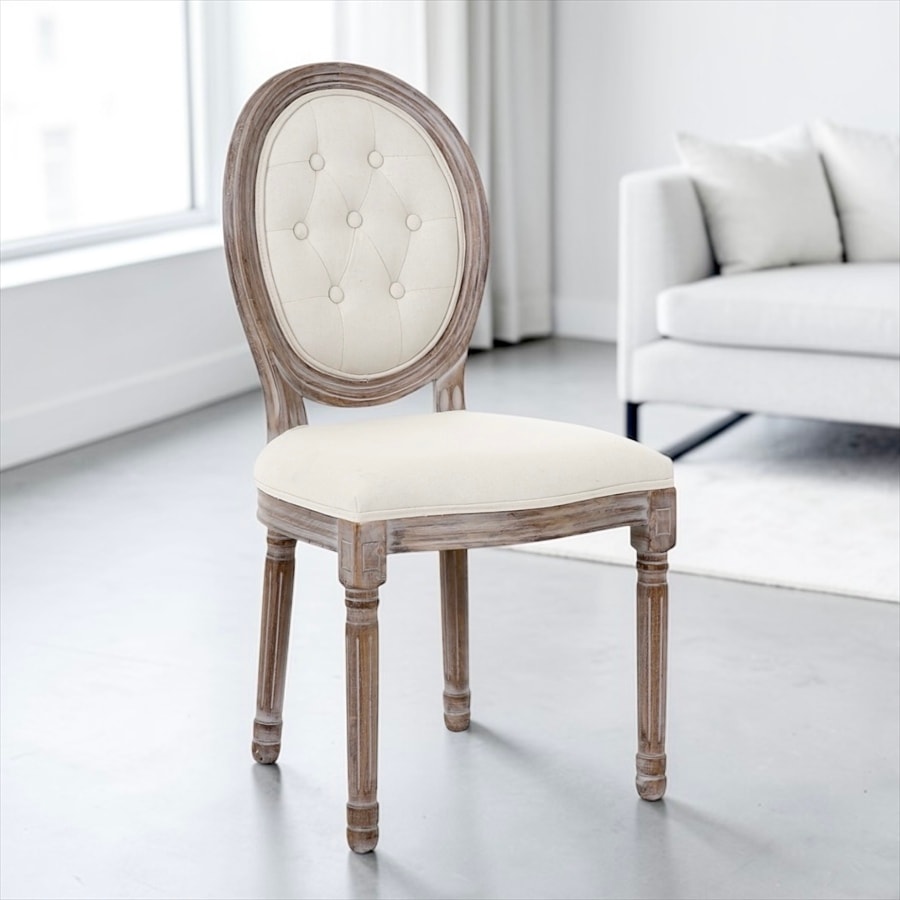 サイドチェア リネンベージュ