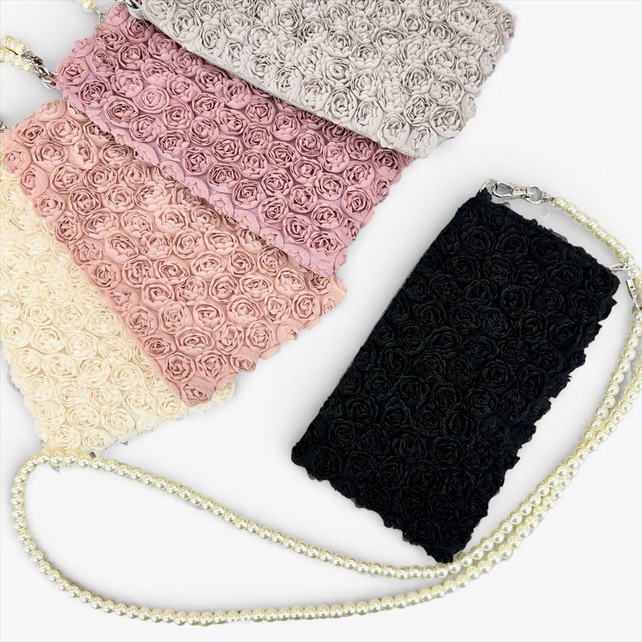 ミニローズ  スマホポシェット 5色展開