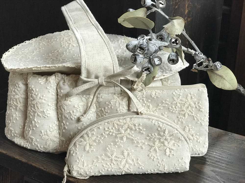 ハングティッシュボックスカバー cotton flora コットンフローラ 吊り下げカバー