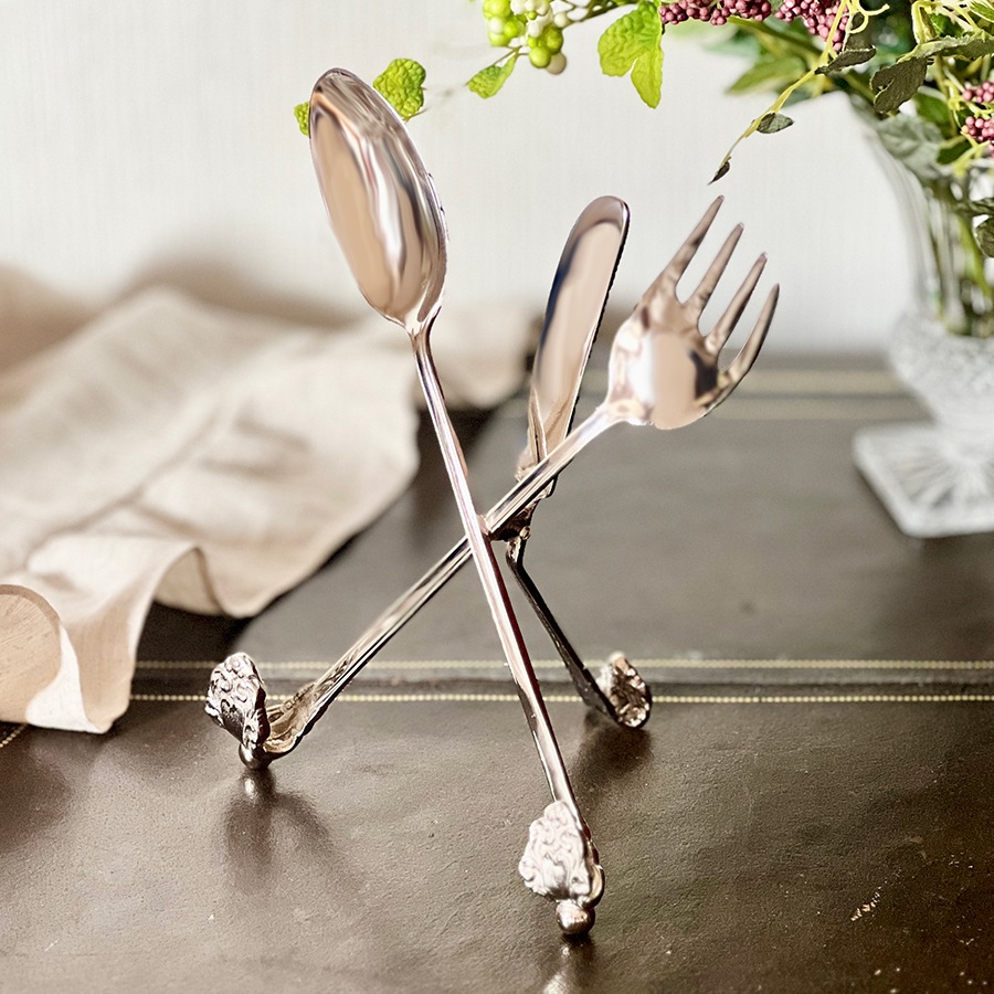 ブックスタンド 本立て 真鍮 シルバー