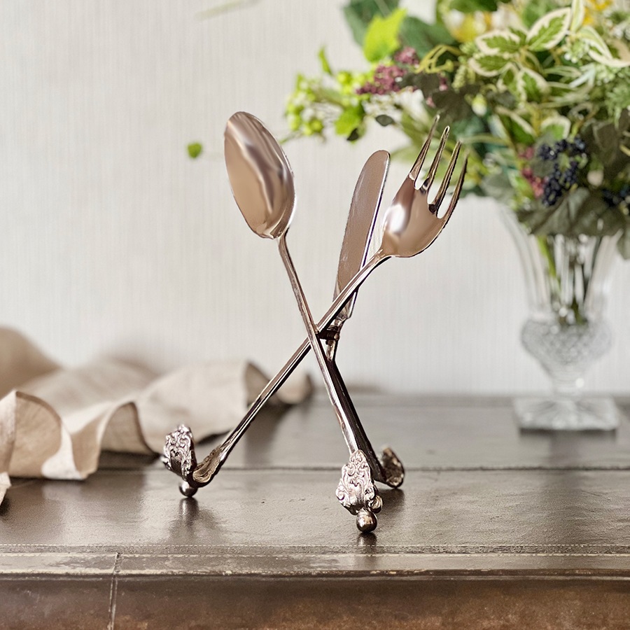 ブックスタンド 本立て 真鍮 シルバー