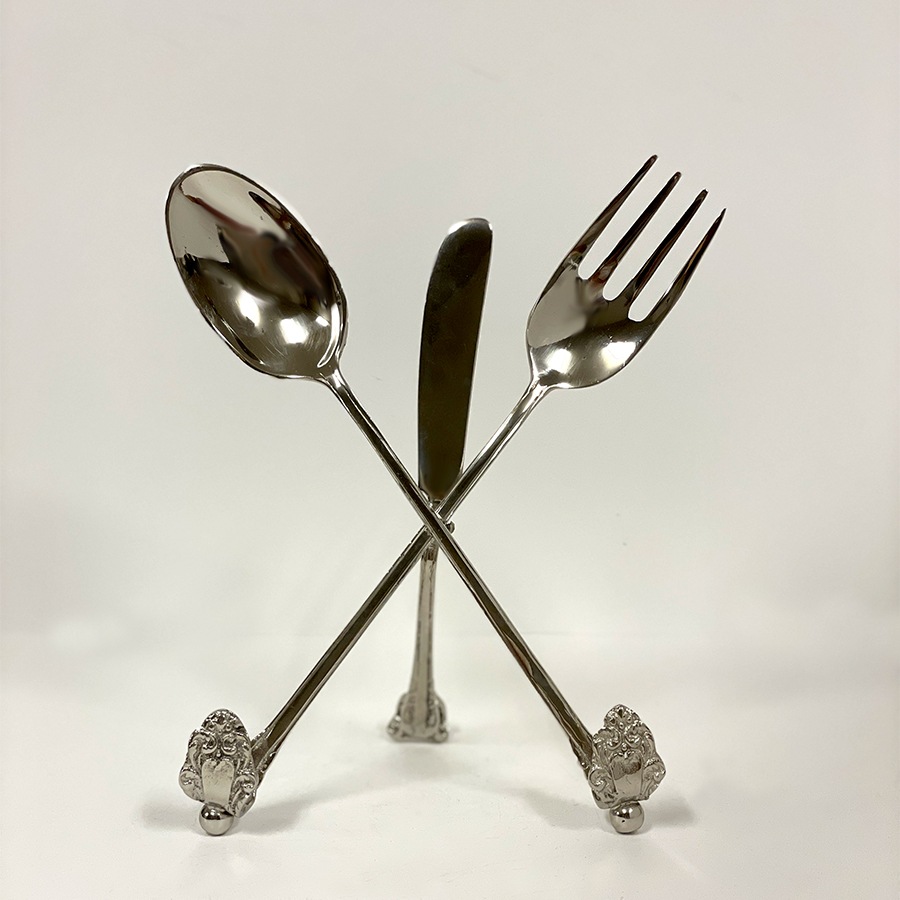 ブックスタンド 本立て 真鍮 シルバー