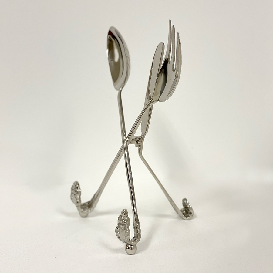 ブックスタンド 本立て 真鍮 シルバー