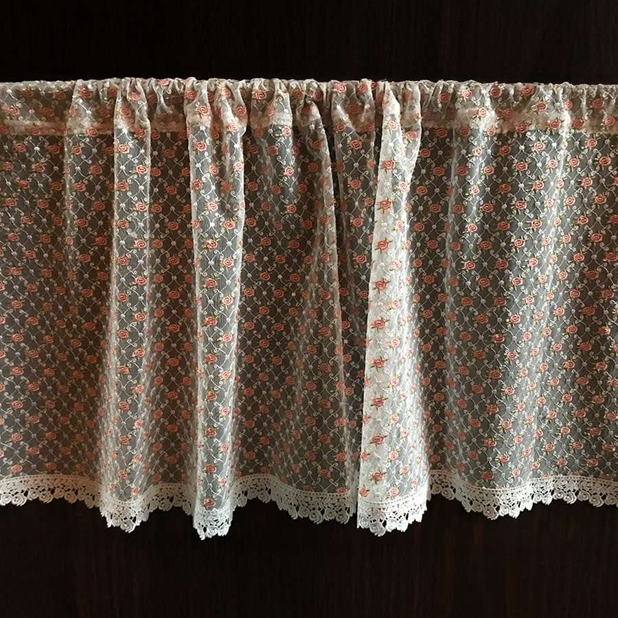 2サイズ展開 rose buvard カフェカーテン 30x120cm