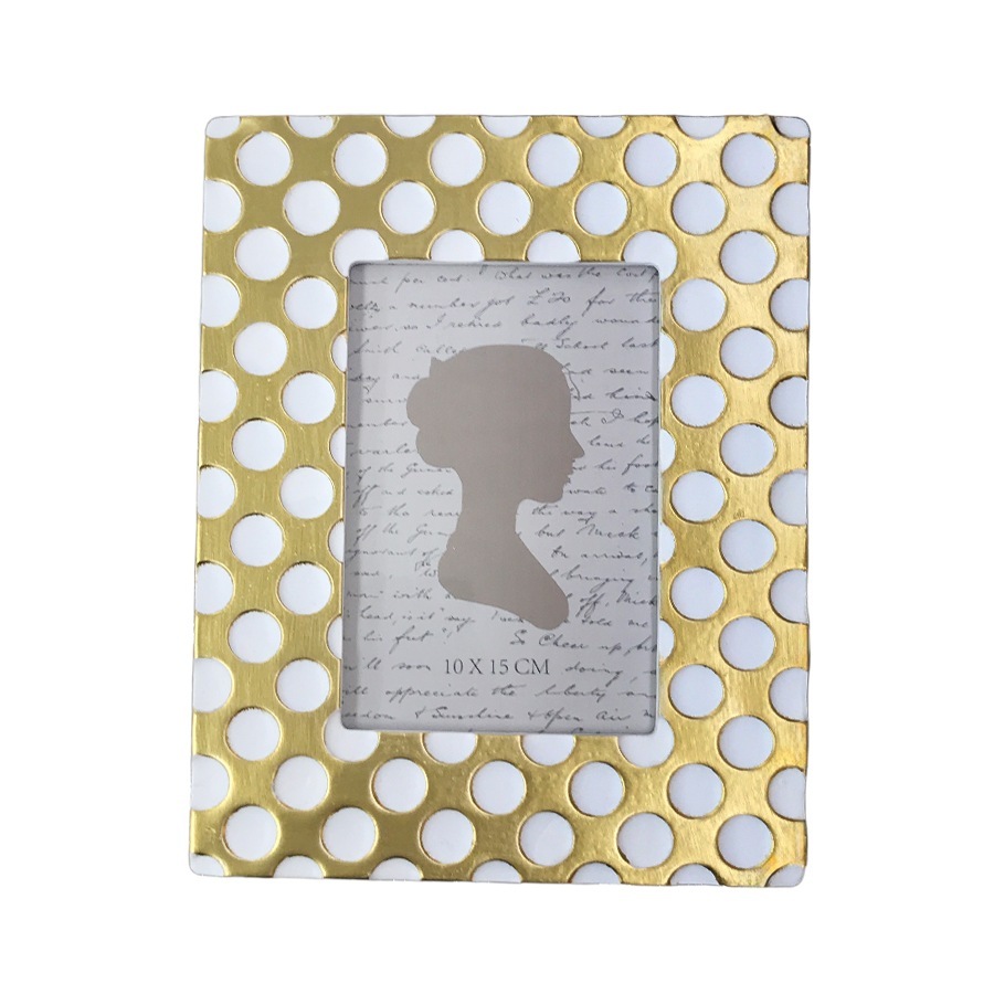 ドットデザイン ゴールドフォトフレーム