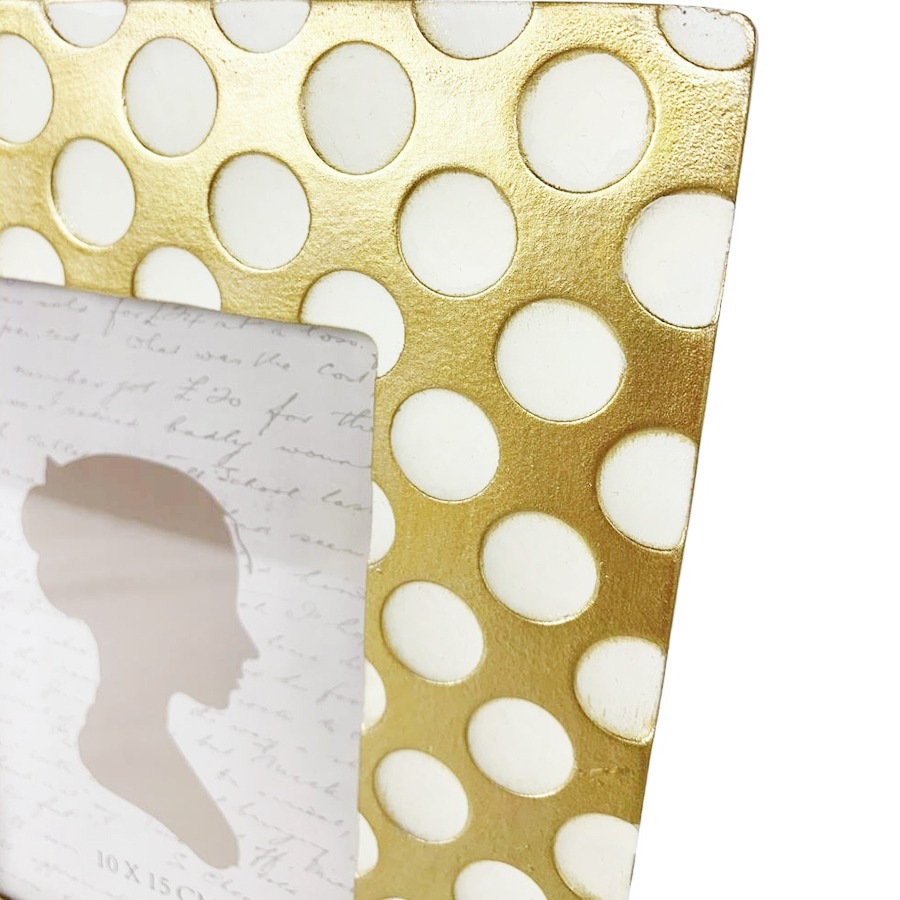 ドットデザイン ゴールドフォトフレーム