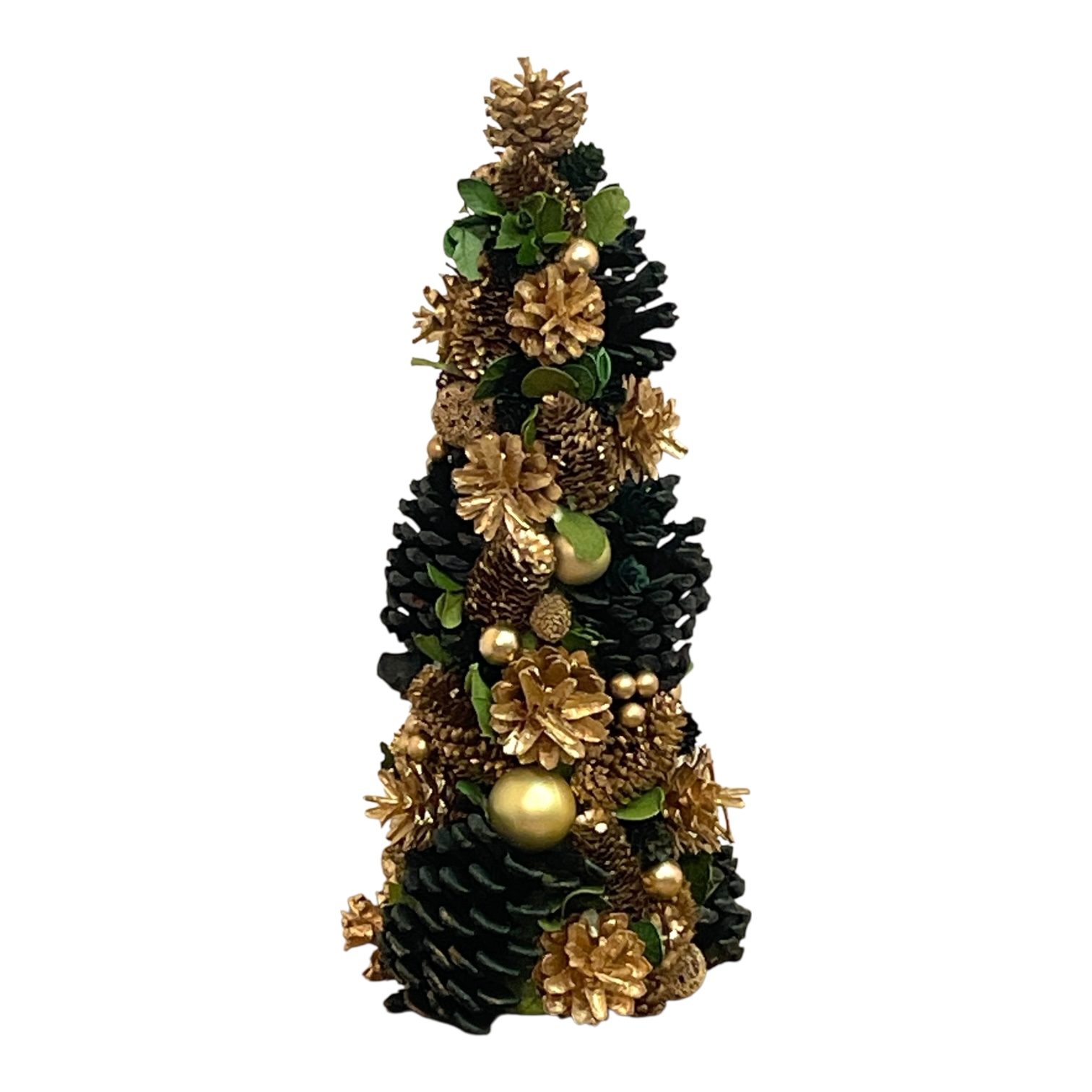 クリスマスツリー オーナメント Sサイズ ゴールド 高さ41.5cm