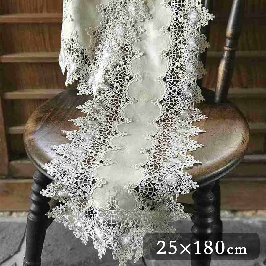 olive テーブルセンター 2カラー 25x180cm 楕円形