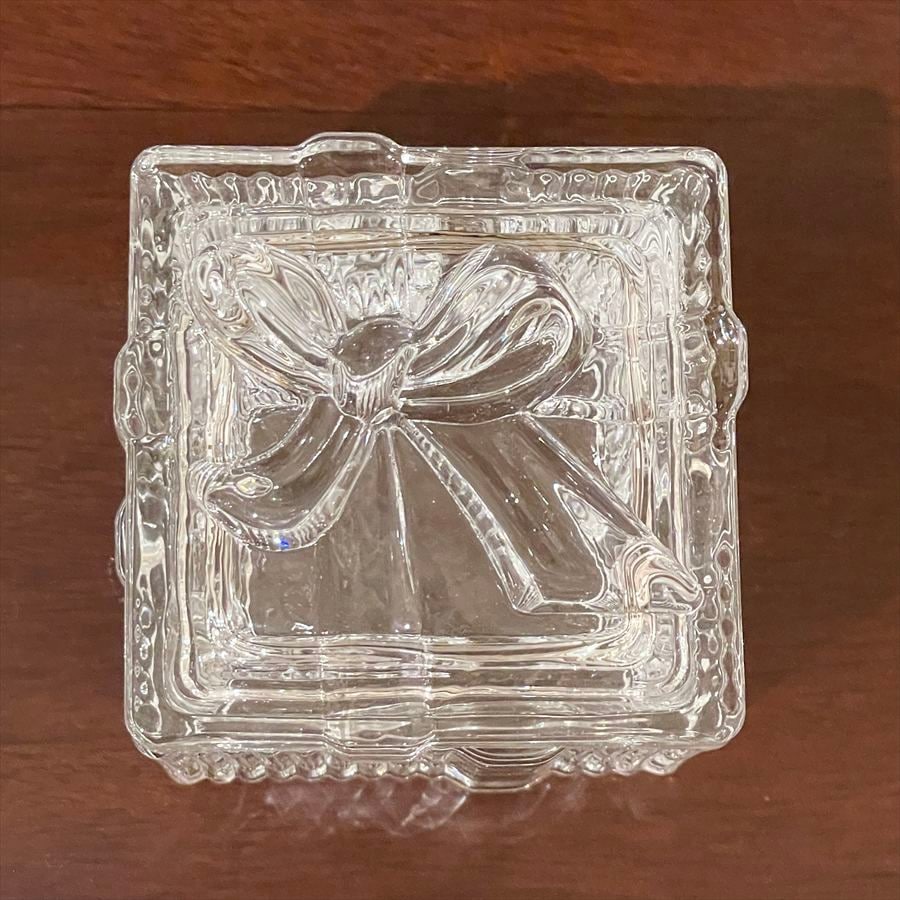 ガラス 小物入れ 高さ7cm