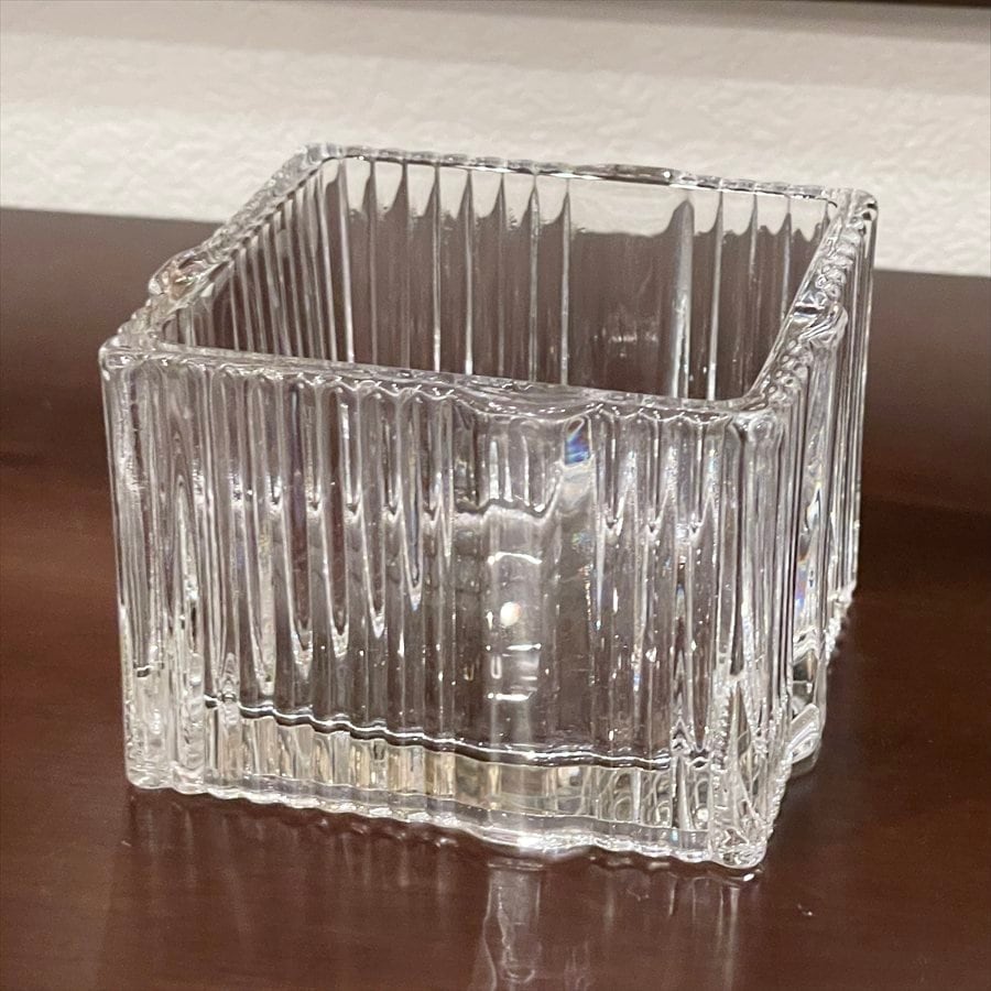 ガラス 小物入れ 高さ7cm