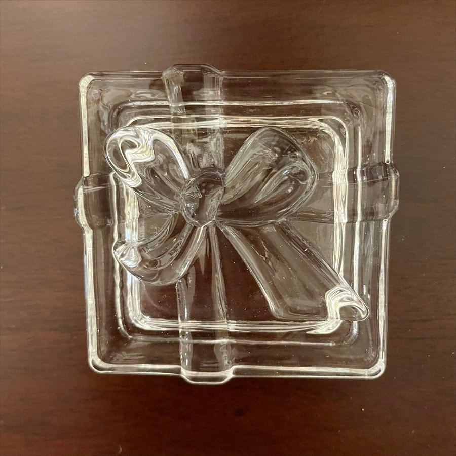 ガラス 小物入れ 高さ7cm