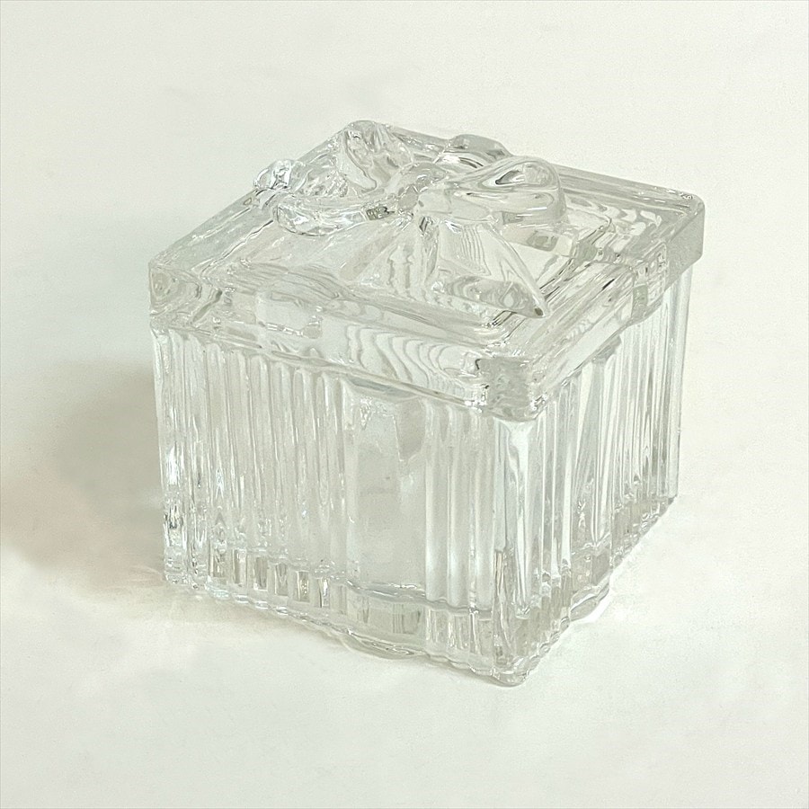 ガラス 小物入れ 高さ7cm