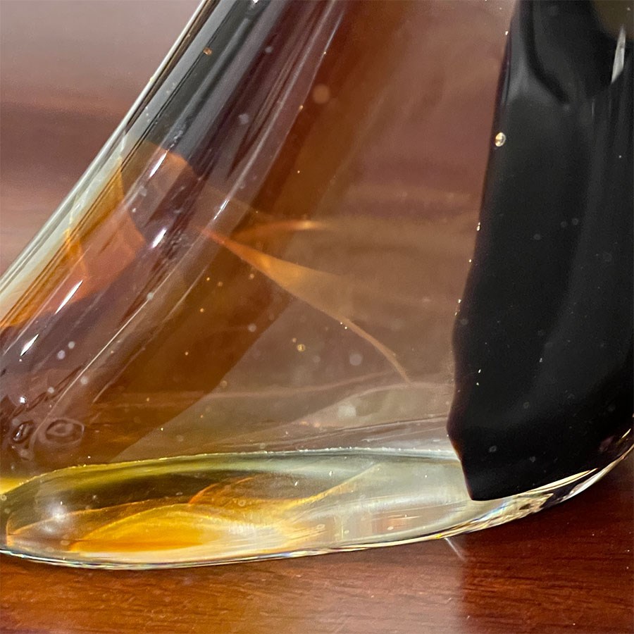 ガラス ホース 置物  高さ19.5cm