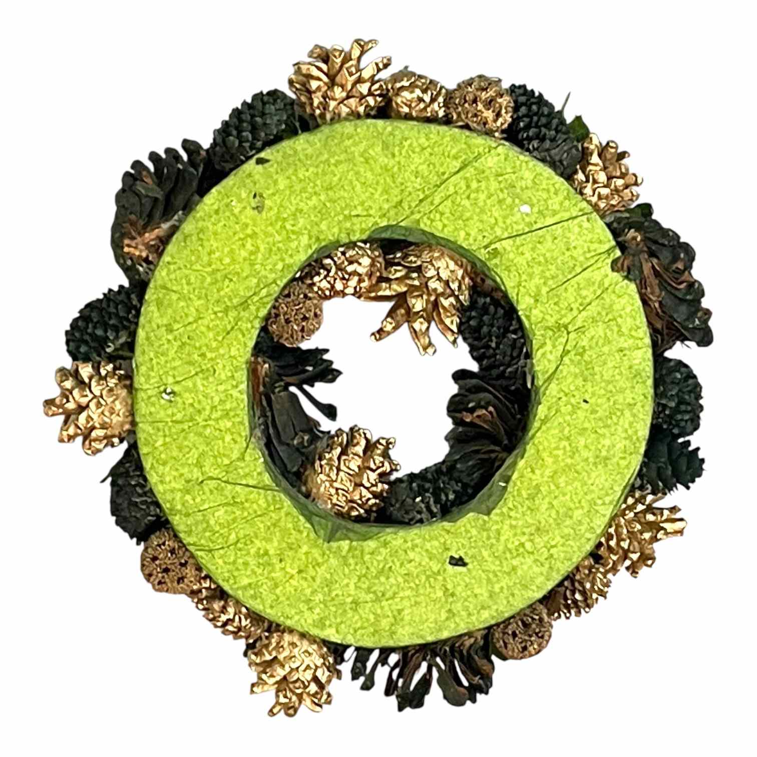 クリスマスリース Mサイズ 34cm ゴールド クリスマスデコレーション