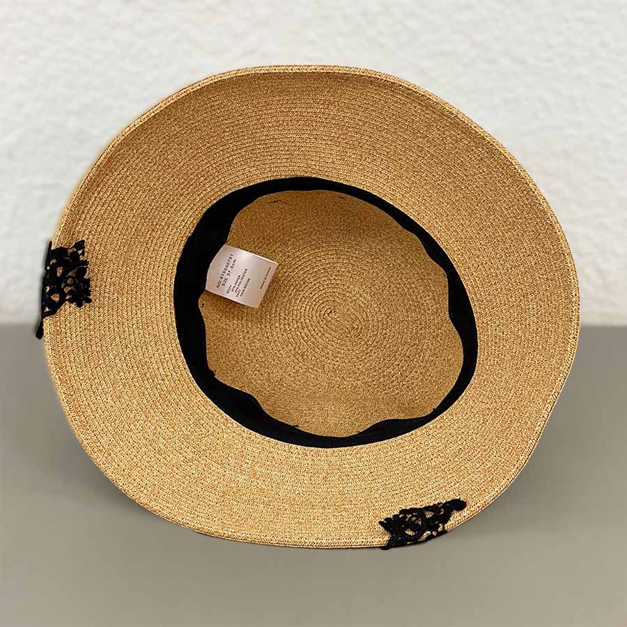 レース麦わら帽子 2色展開