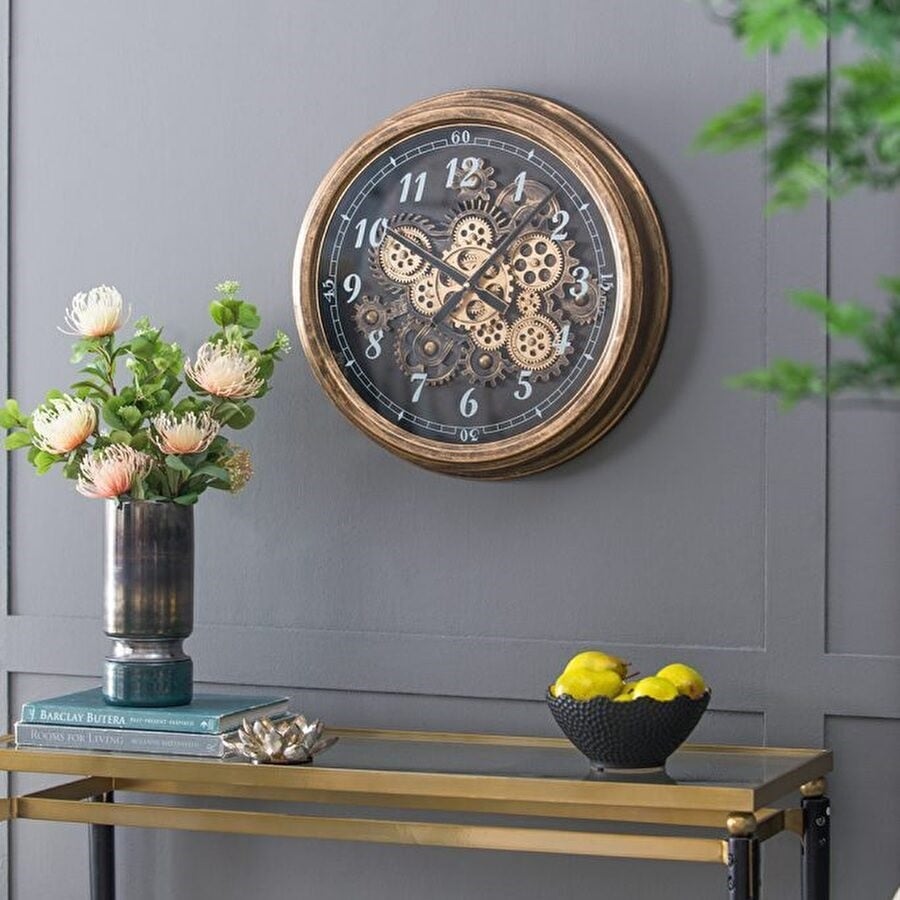 時計 アイアン 高級 おしゃれ クラシック インテリア エレガント 即日発送