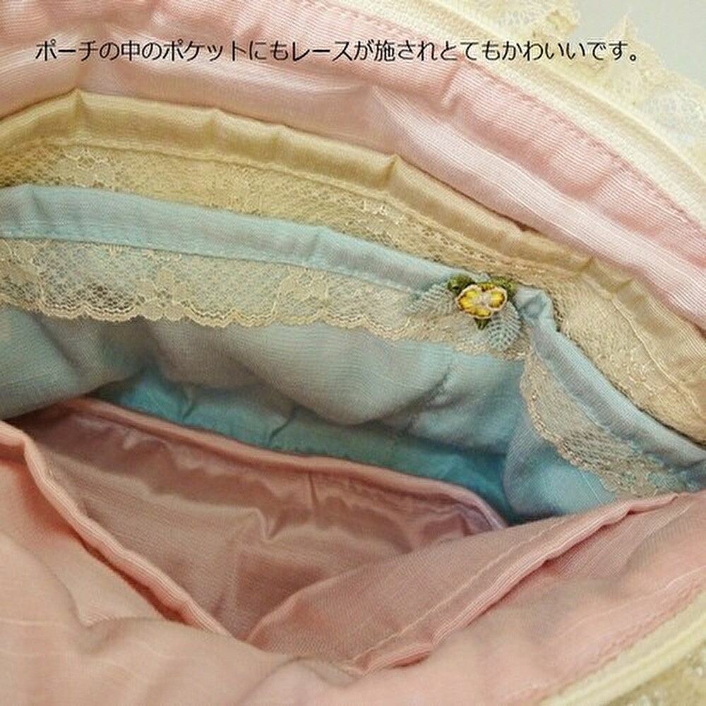 アンティーク風イースターラビット ポーチ