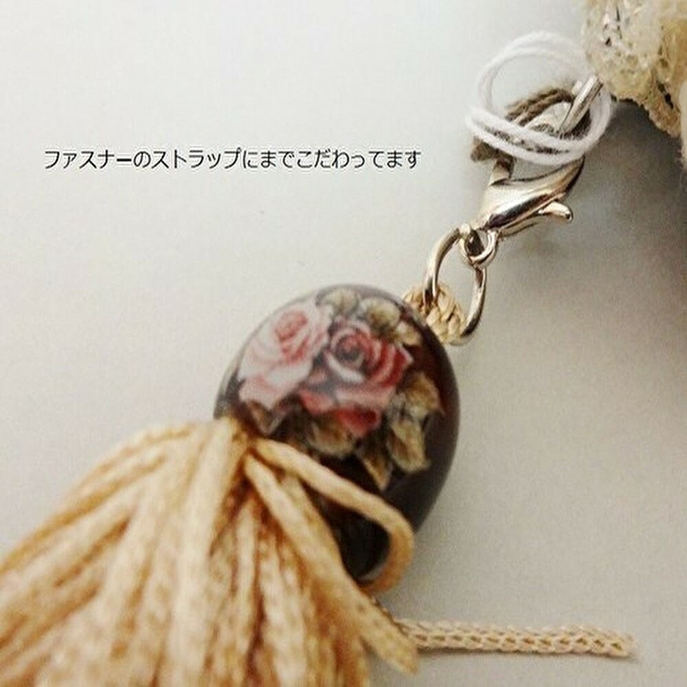 アンティーク風イースターラビット ポーチ