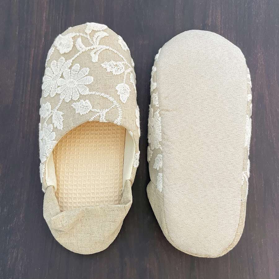 Cotton Flower interior スリッパ バブーシュ