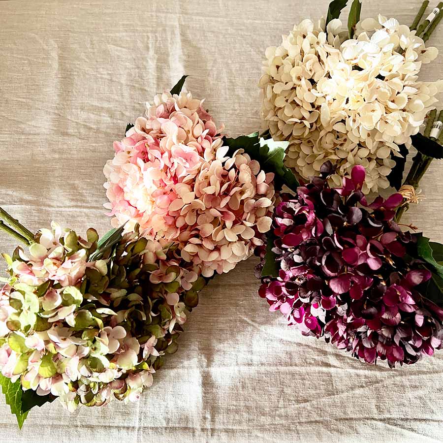 Calm interior 紫陽花 アートフラワー