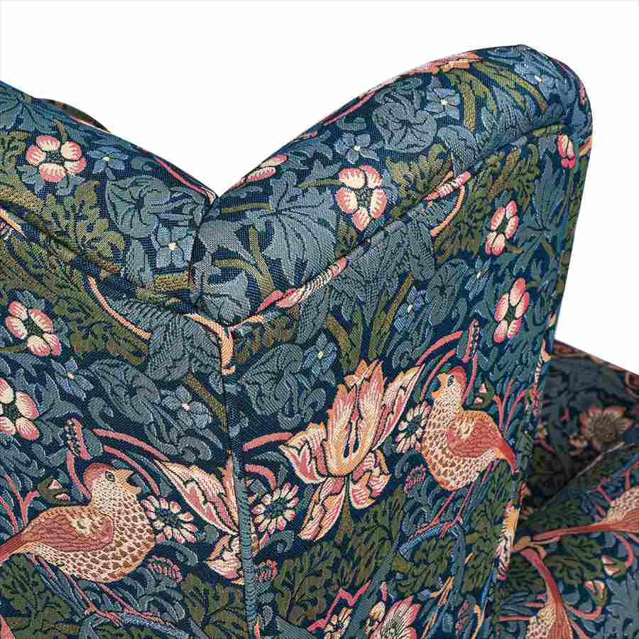 ジェニファーテイラー ウィングバック アームチェア 1人掛け Strawberry Thief VI02 いちご泥棒 Jennifer Taylor 36029AC-VI02