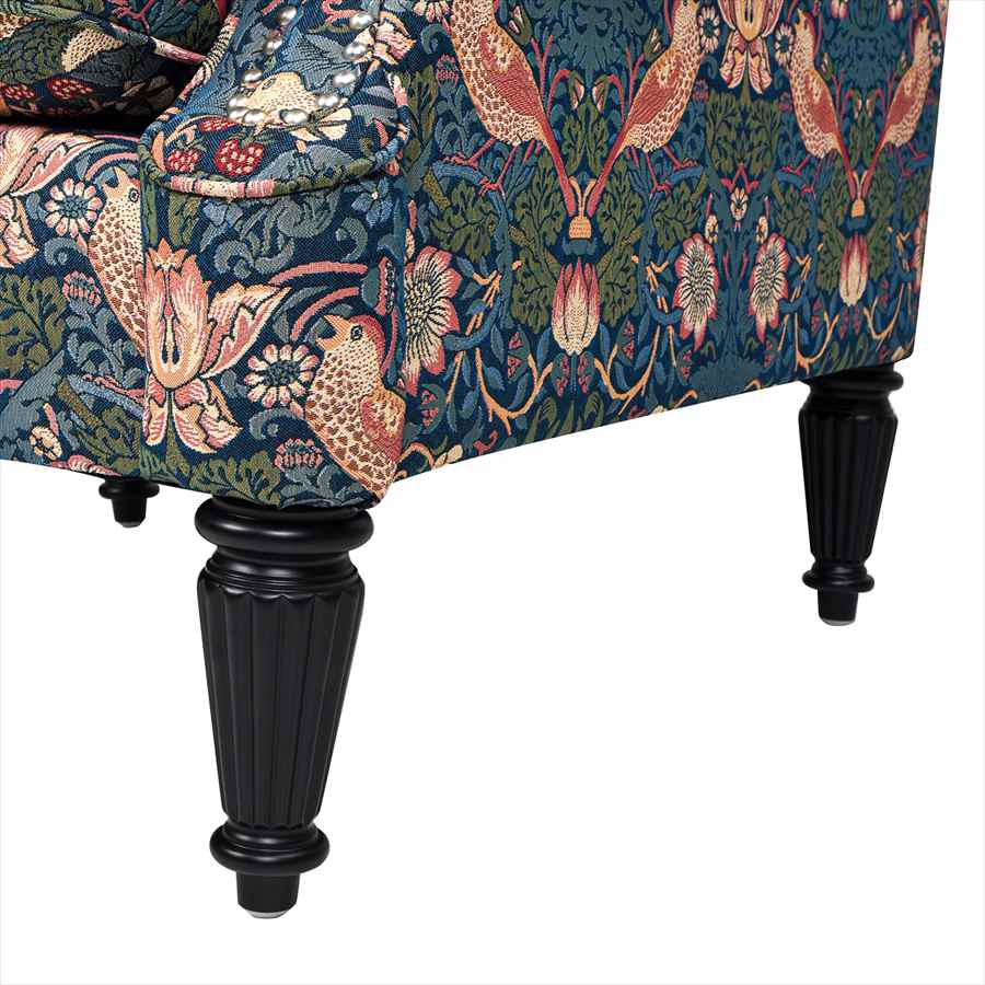 ジェニファーテイラー ウィングバック アームチェア 1人掛け Strawberry Thief VI02 いちご泥棒 Jennifer Taylor 36029AC-VI02