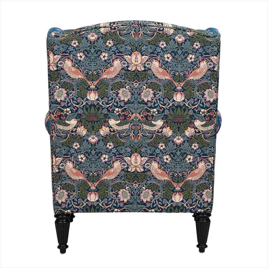 ジェニファーテイラー ウィングバック アームチェア 1人掛け Strawberry Thief VI02 いちご泥棒 Jennifer Taylor 36029AC-VI02