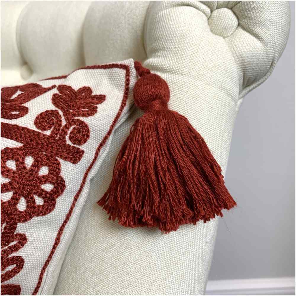 クッション 長角 45×30cm フレンチインテリア 2色展開