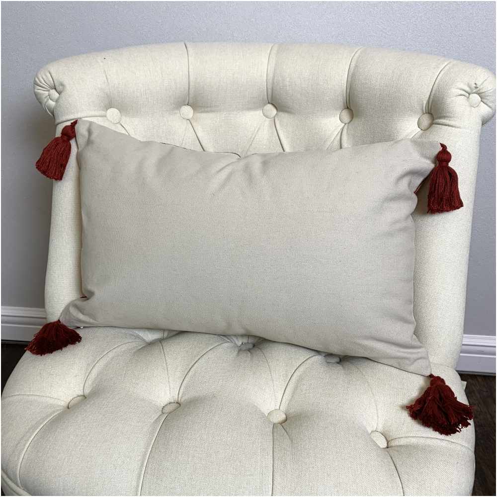 クッション 長角 45×30cm フレンチインテリア 2色展開