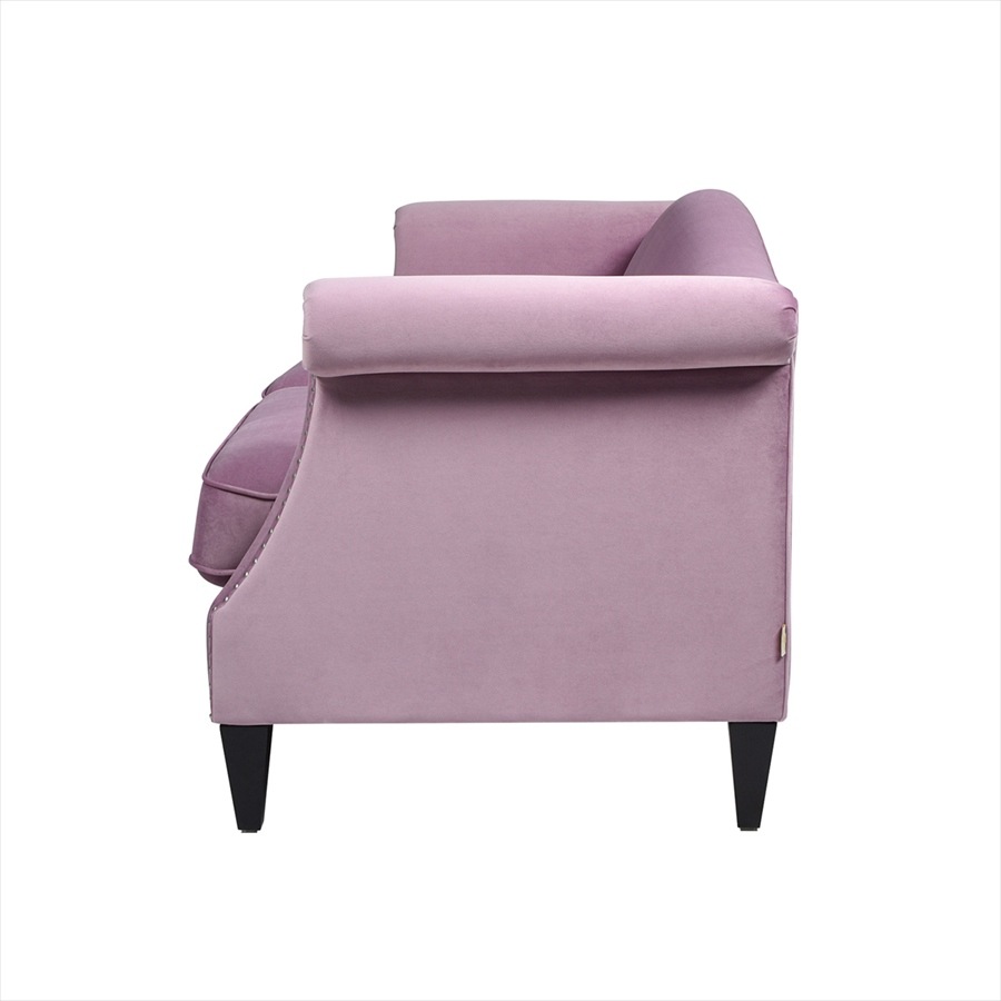 ジェニファーテイラー 3人掛け ソファ  Elaine 幅196cm ベロア ラベンダー 36030SF-952