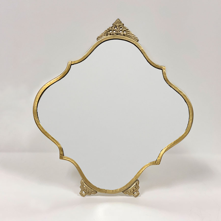  テーブルミラー シルバー ゴールド