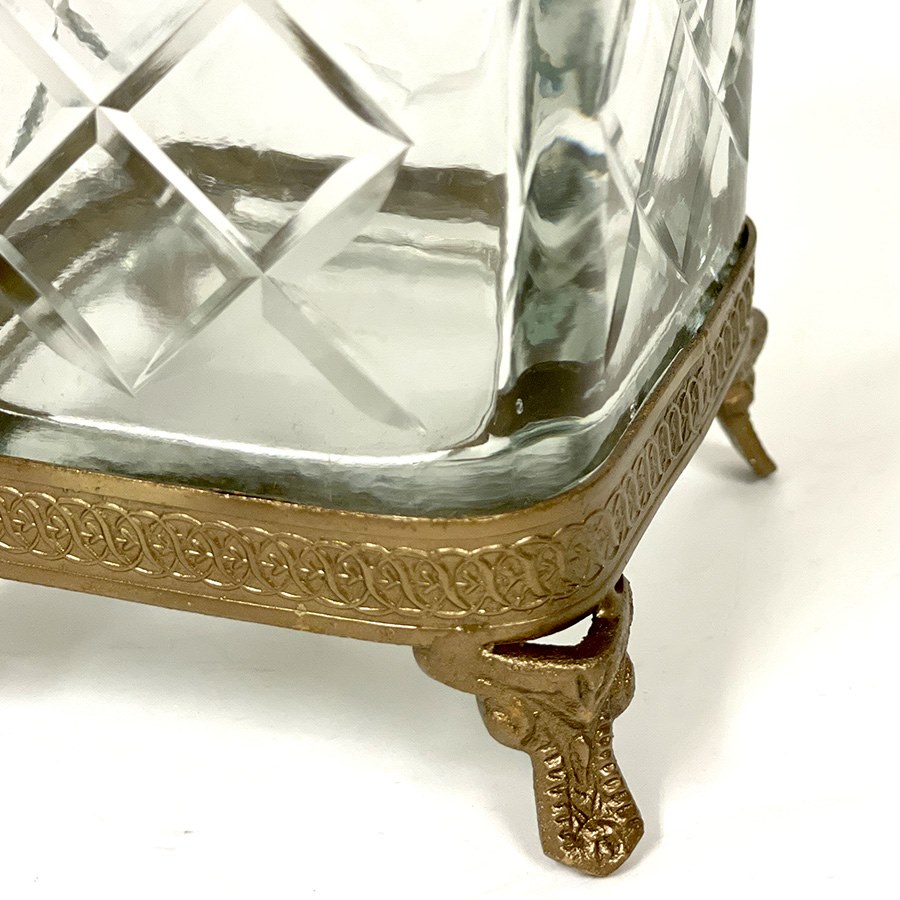 【半額セール】ガラス花瓶 ガラス 真鍮 ゴールド シルバー