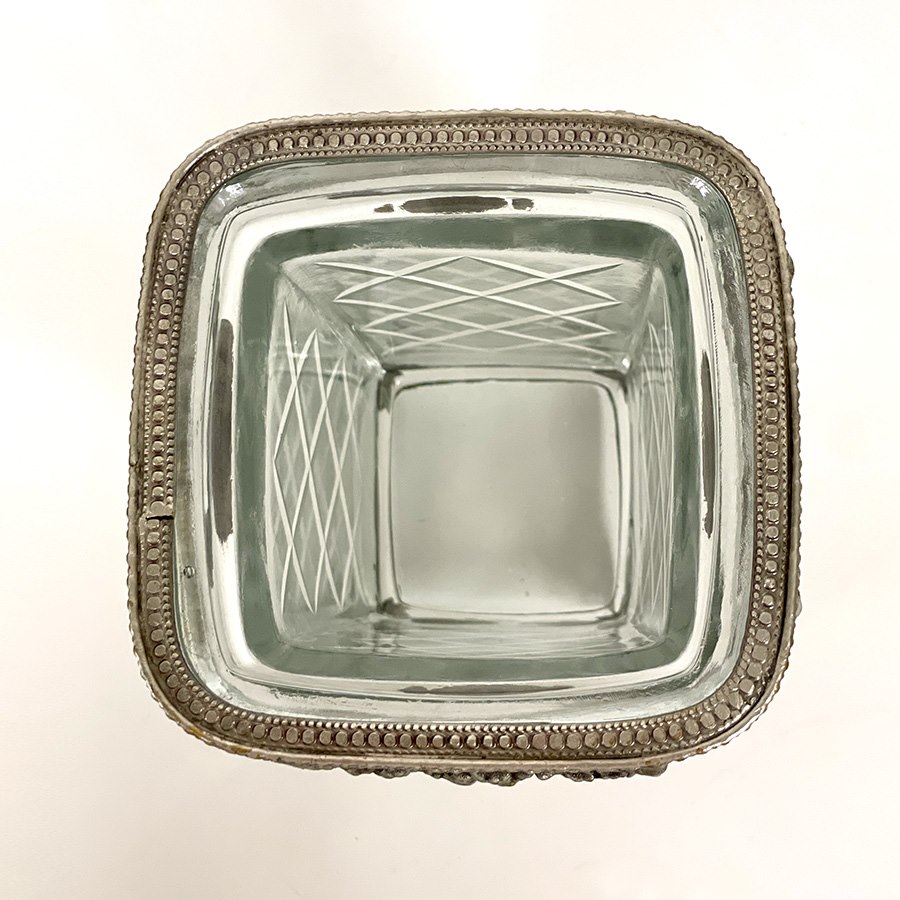 【半額セール】ガラス花瓶 ガラス 真鍮 ゴールド シルバー