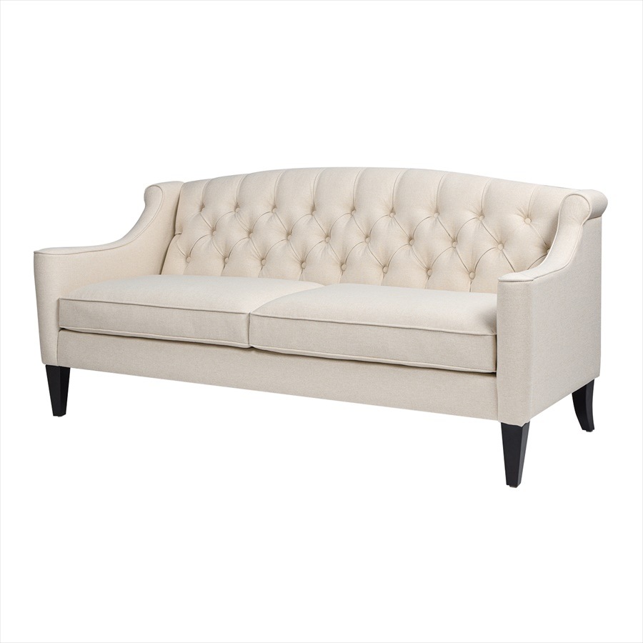 ジェニファーテイラー 3人掛けソファ KEN リネン風ベージュ 幅188cm 36031SF-970