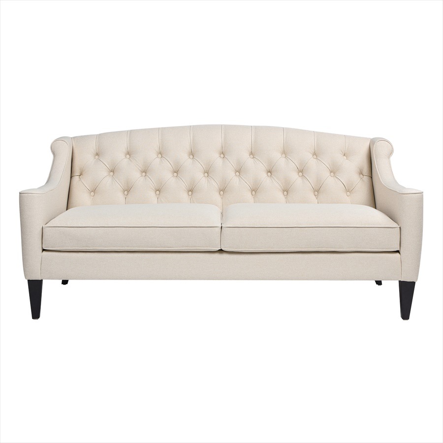 ジェニファーテイラー 3人掛けソファ KEN リネン風ベージュ 幅188cm 36031SF-970