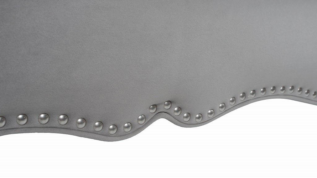 ジェニファーテイラー 3人掛け ソファ Bonanza 幅221cm ベロア グレー 36016SF-865