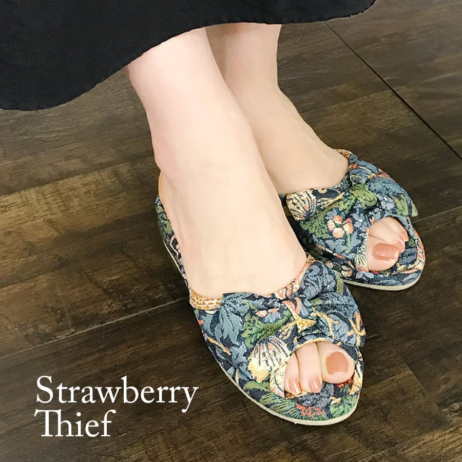 7種類の選べるリボンヒールスリッパ ジェニファーテイラー Jennifer Taylor