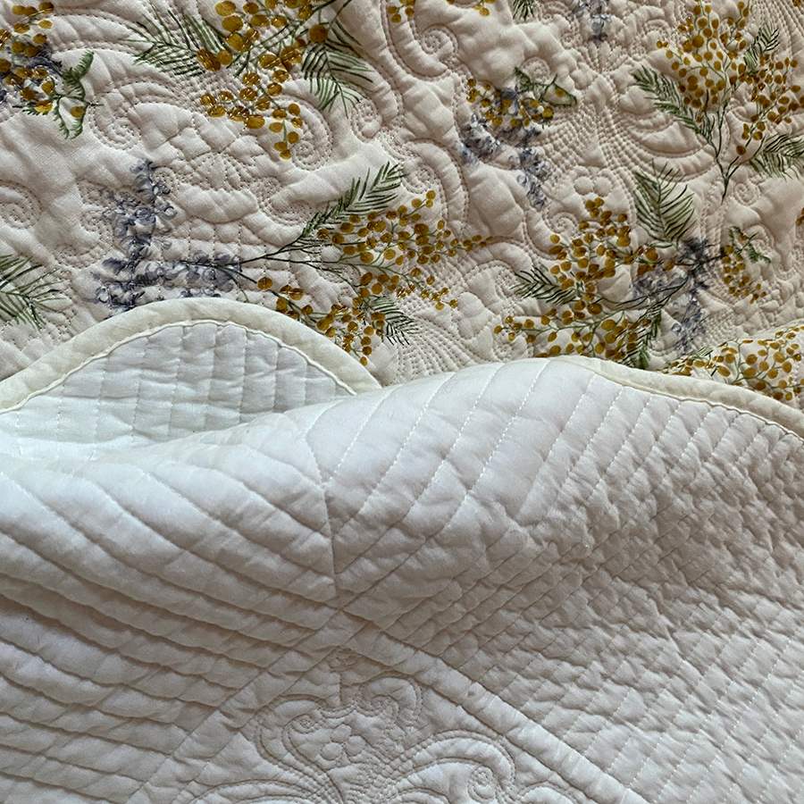 ミモザプランタンシリーズ マルチカバー 200x200cm