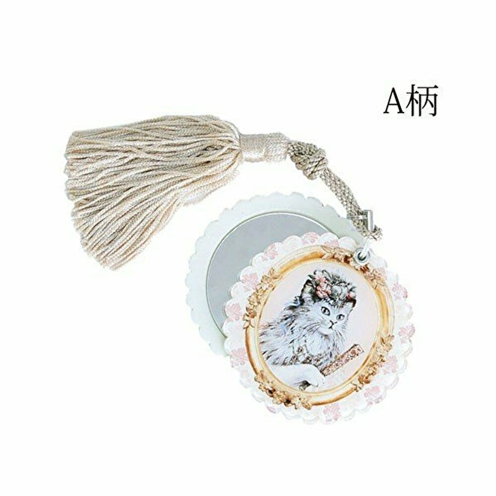 セブリーヌスライドミラー カバー付き 猫