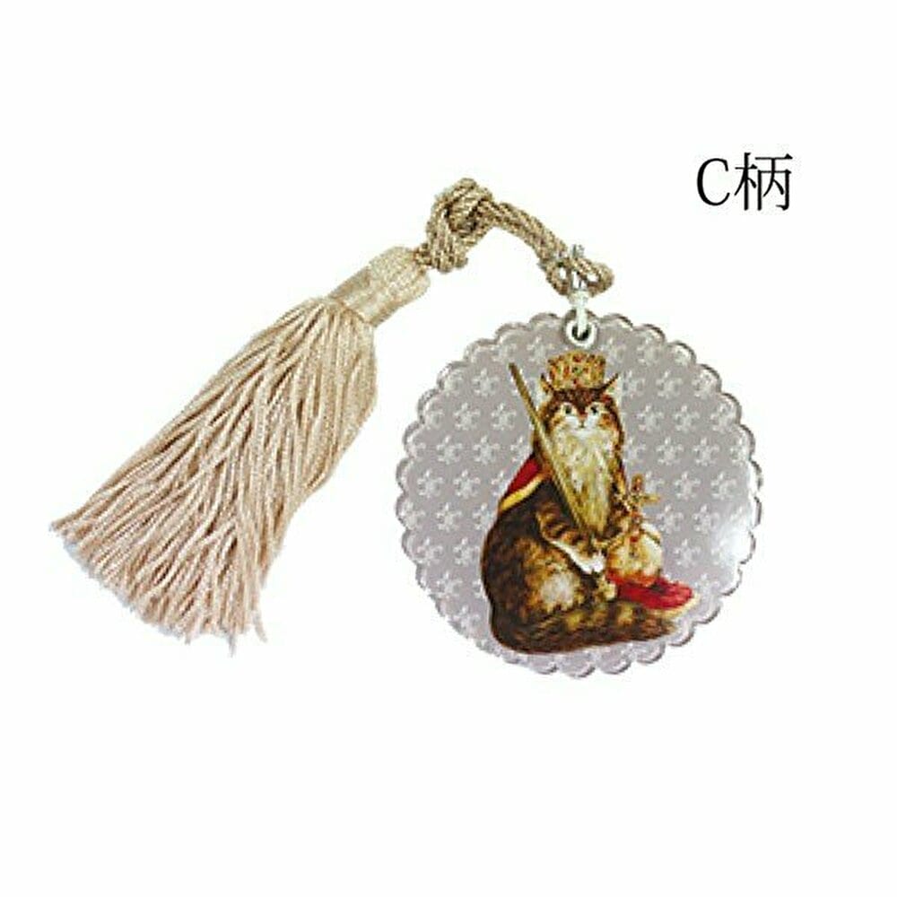 セブリーヌスライドミラー カバー付き 猫