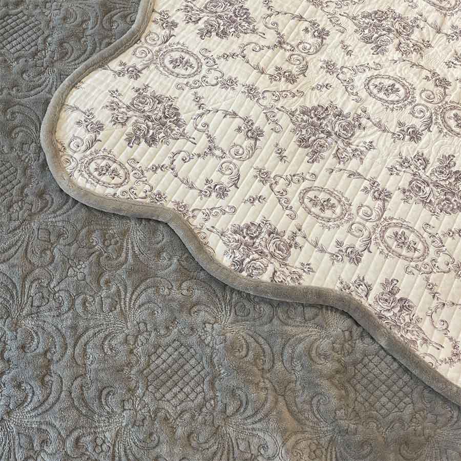 3サイズ展開 アルジョンテグリーズフランネル マルチカバー 200x250cm