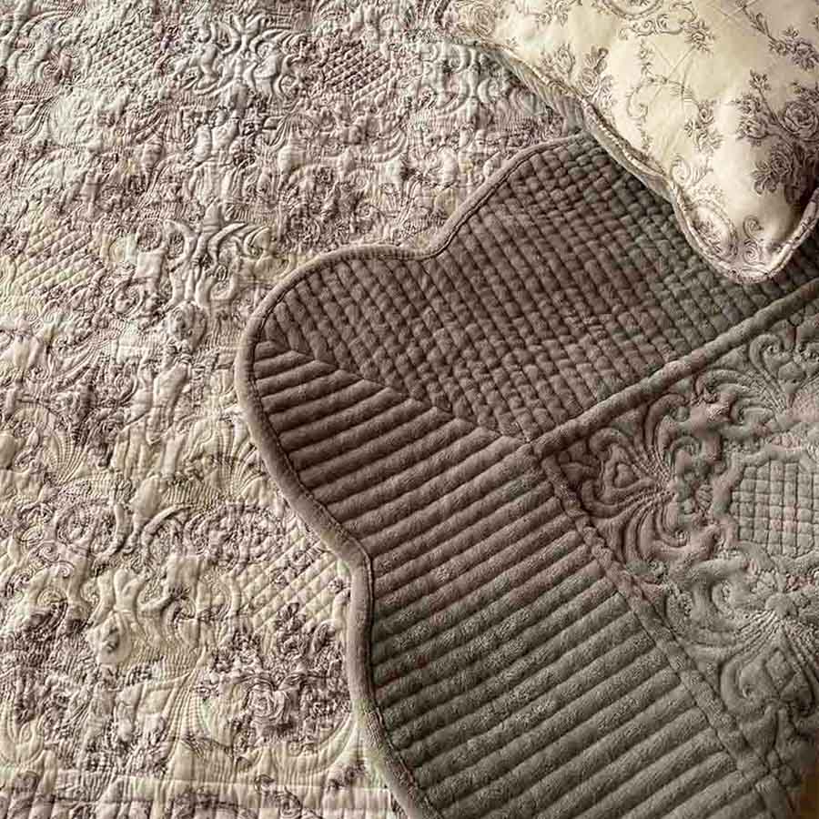 3サイズ展開 アルジョンテグリーズフランネル マルチカバー 200x250cm