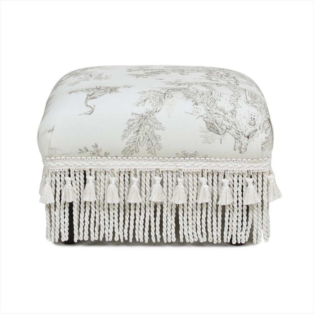 ジェニファーテイラー フットスツール Toile de Jouy トワルドジュイ Jennifer Taylor 33138ST