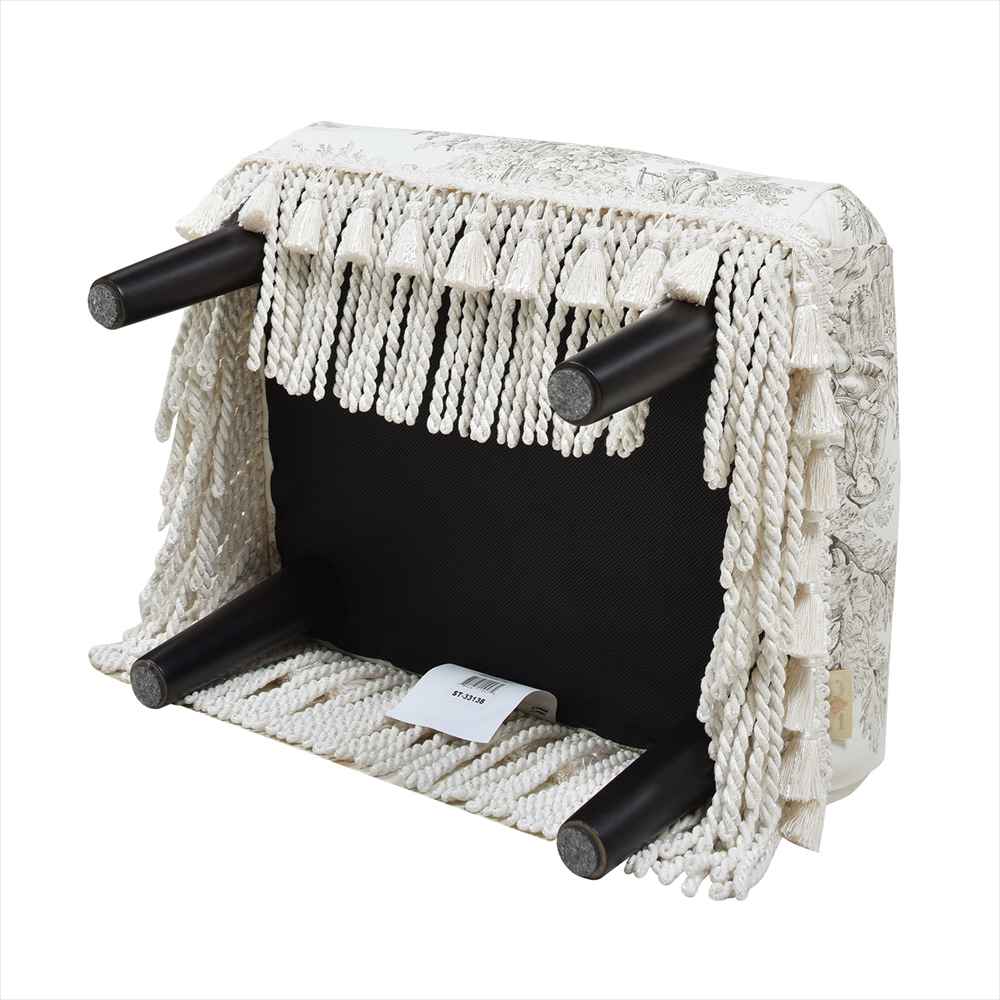 ジェニファーテイラー フットスツール Toile de Jouy トワルドジュイ Jennifer Taylor 33138ST