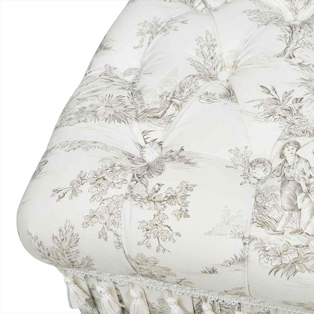 ジェニファーテイラー 収納スツール Toile de Jouy トワルドジュイ Jennifer Taylor 33139ST