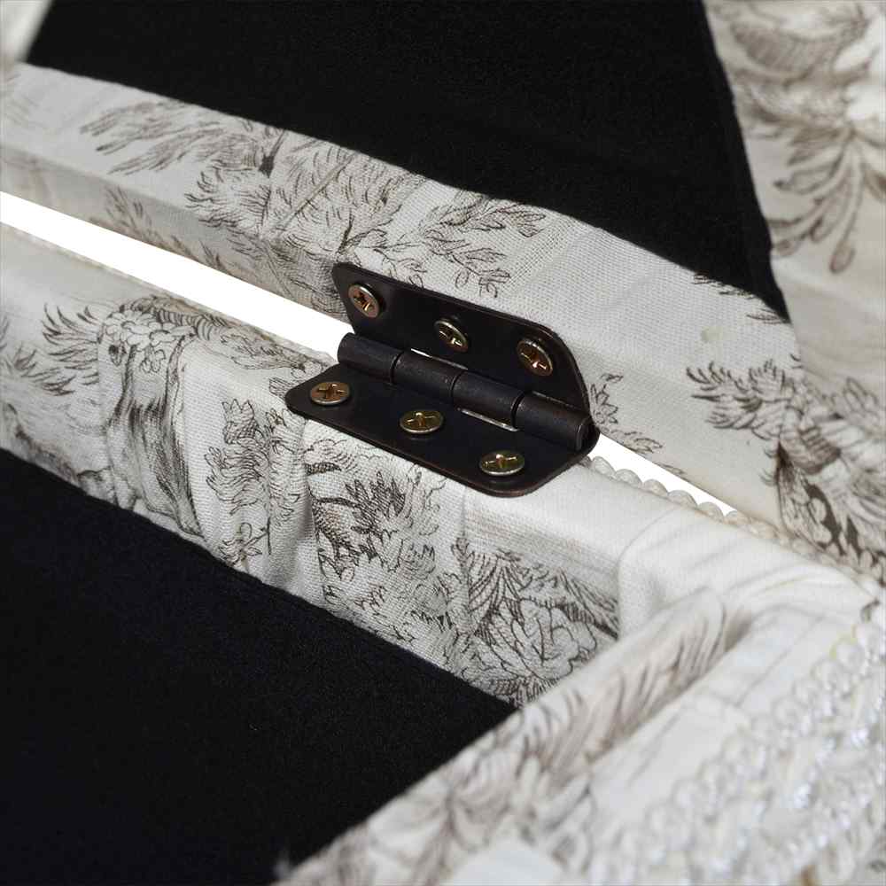 ジェニファーテイラー 収納スツール Toile de Jouy トワルドジュイ Jennifer Taylor 33139ST