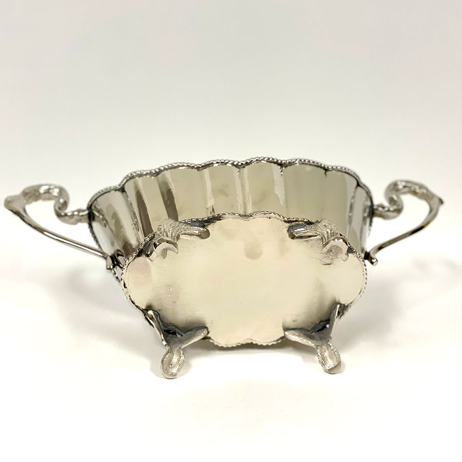 クラシックコンポート 皿 真鍮 ゴールド シルバー