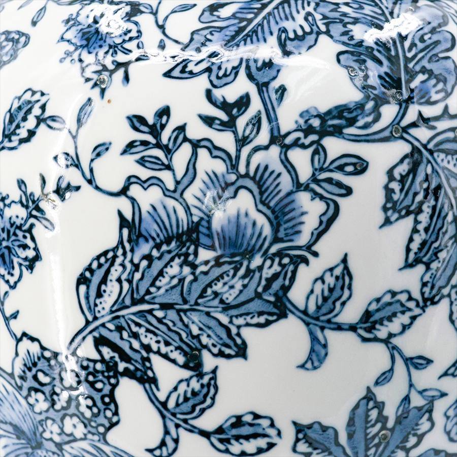 シノワズリ 壺 花瓶 高さ47cm