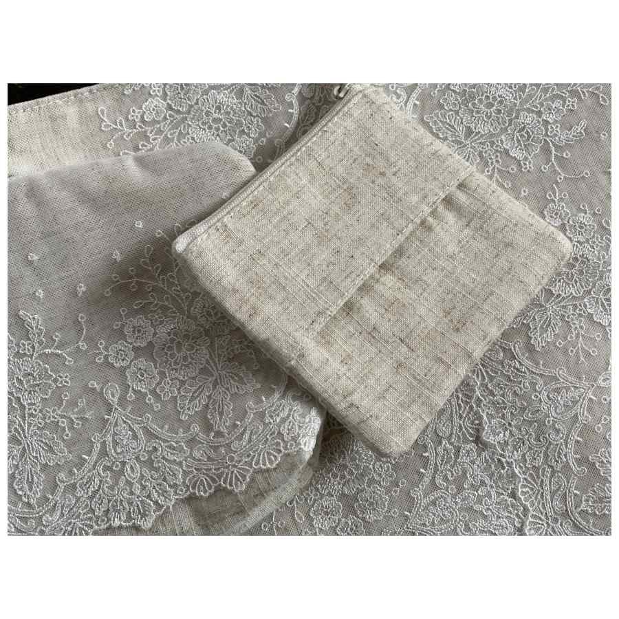 フラットポーチL 2サイズ展開 Fleurette フルーレットシリーズ 女性