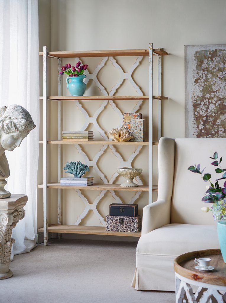 アイアン＆ウッドシェルフ 5段 高さ190cm